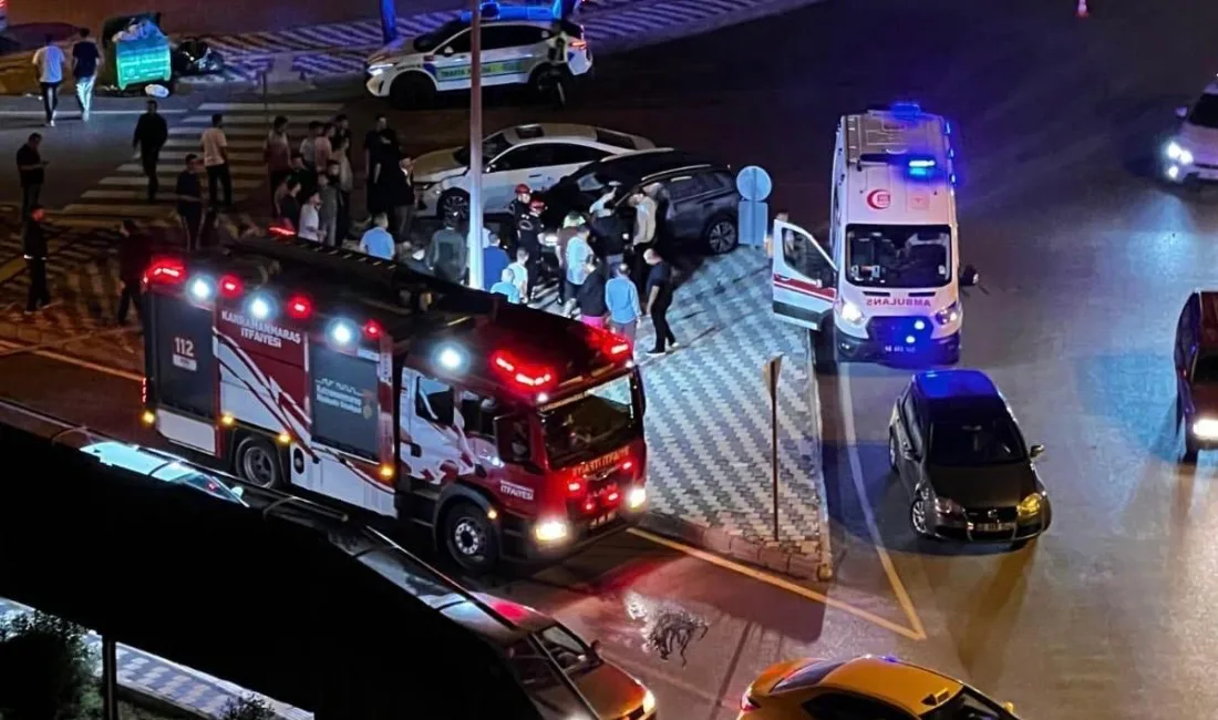 Kahramanmaraş’ta son 12 saat içerisinde meydana gelen 4 ayrı trafik