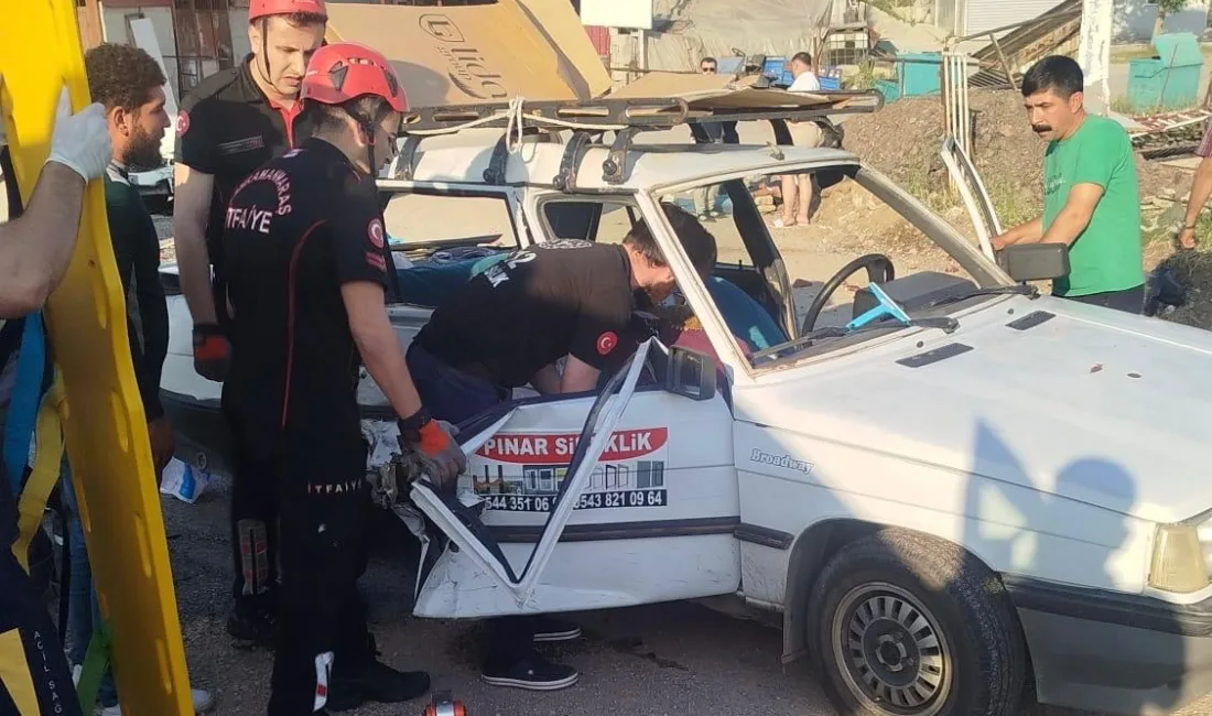 Kahramanmaraş’ın Dulkadiroğlu ilçesine bağlı Elmalar Mahallesi’nde meydana gelen çift taraflı
