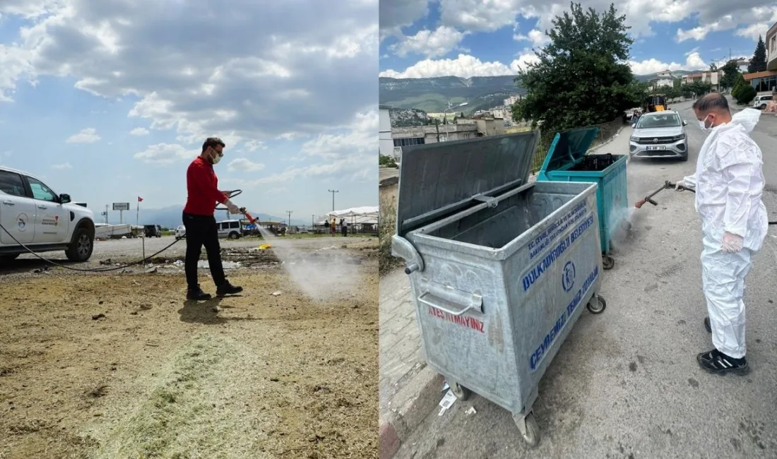 Kahramanmaraş Büyükşehir Belediyesi, Kurban Bayramı süresince çevre temizliği, hayvansal atıkların