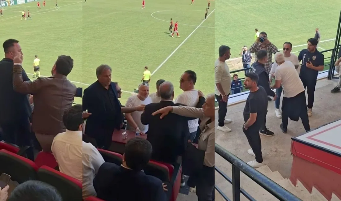 Kahramanmaraşspor Kulüp Müdürü Mehmet Tıraş, Şanlıurfa Büyükşehir Belediyespor-Onikişubatspor maçında protokol