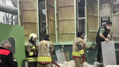 Kahramanmaraş’ta bir fabrikada yangın çıktı. Yangın kısa süreli paniğe neden