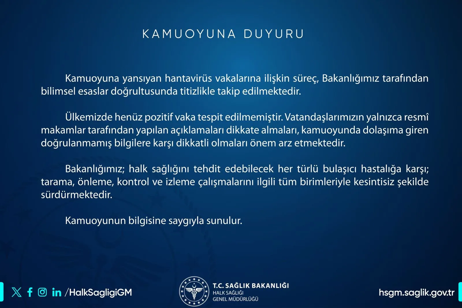 Kahramanmaraş’ta Hantavirüs alarmı: Resmî açıklama geldi