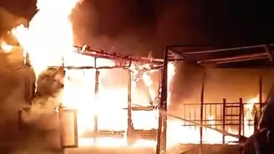 Kahramanmaraş’ta bir evde henüz belirlenemeyen bir nedenle yangın çıktı. Ev