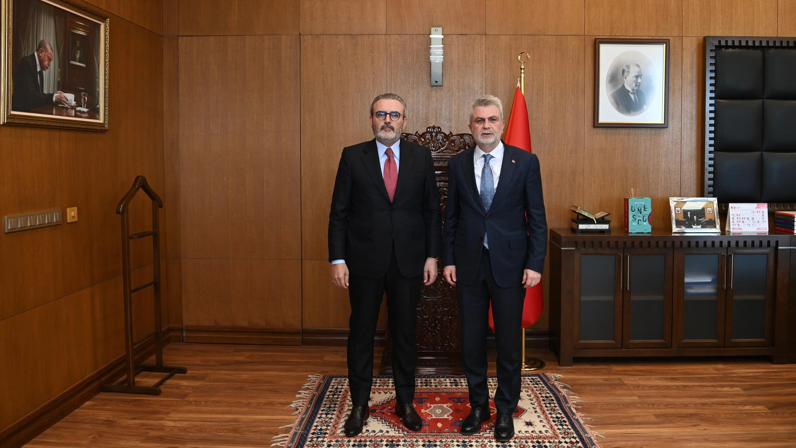 AK Partili Mahir Ünal’dan Başkan Görgel’e Ziyaret