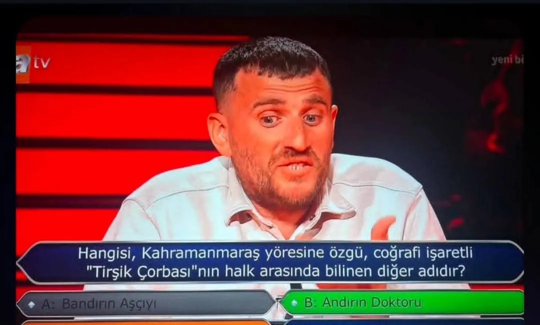 ATV ekranlarının fenomen yarışması "Kim Milyoner Olmak İster?"'in son bölümünde,