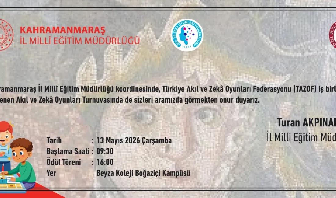 Kahramanmaraş’ta genç yeteneklerin stratejik düşünme ve mantık yürütme becerilerini sergileyeceği