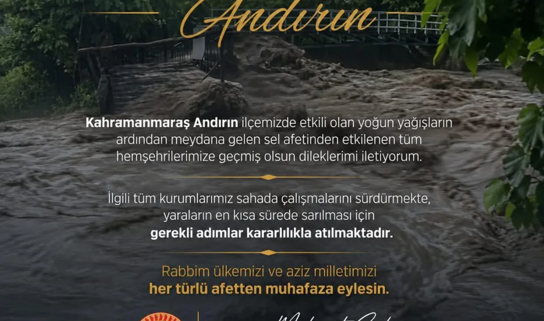 AK Parti Kahramanmaraş Milletvekili Prof. Dr. Mehmet Şahin, Andırın ilçesinde