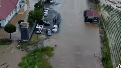  Kahramanmaraş'ın Andırın ilçesinde etkili olan şiddetli yağışlar, özellikle Yeşilova
