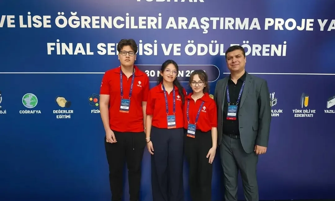 Andırın Şehit Tacettin Çeribaş Anadolu Lisesi öğrencileri, TÜBİTAK 2204 Lise