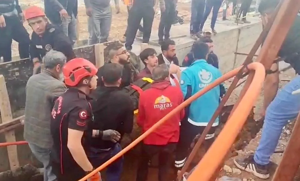 Kahramanmaraş’ta altyapı çalışmasında göçük: 1 yaralı