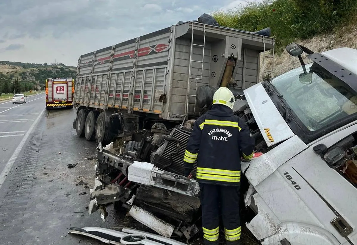 Kahramanmaraş’ta Tır Kazası: Sürücü yaralı