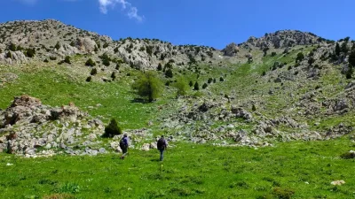 Kahramanmaraş’ın Andırın ilçesinde baharın gelişi ve havaların ısınmasıyla birlikte yayla