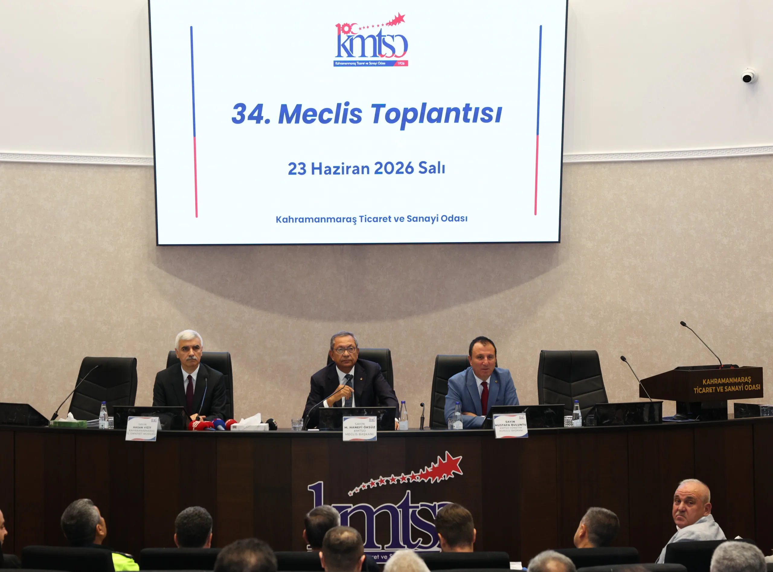 Kahramanmaraş Ticaret ve Sanayi Odası’nın (KMTSO) Haziran ayı meclis toplantısında