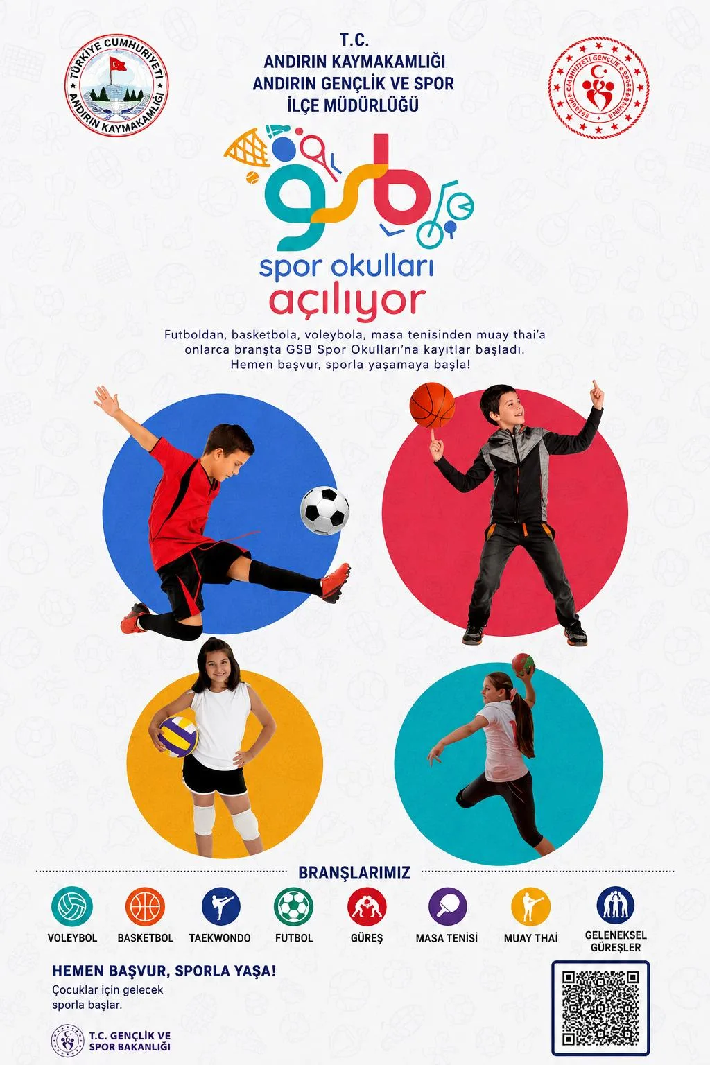 Andırın’da Gençlik Sporla Buluşuyor!