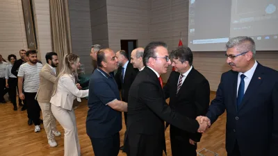 Kahramanmaraş Sütçü İmam Üniversitesinde (KSÜ) Kurban Bayramı dolayısıyla geleneksel bayramlaşma