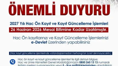 Andırın İlçe Müftülüğü, hacı adaylarını yakından ilgilendiren çok önemli bir