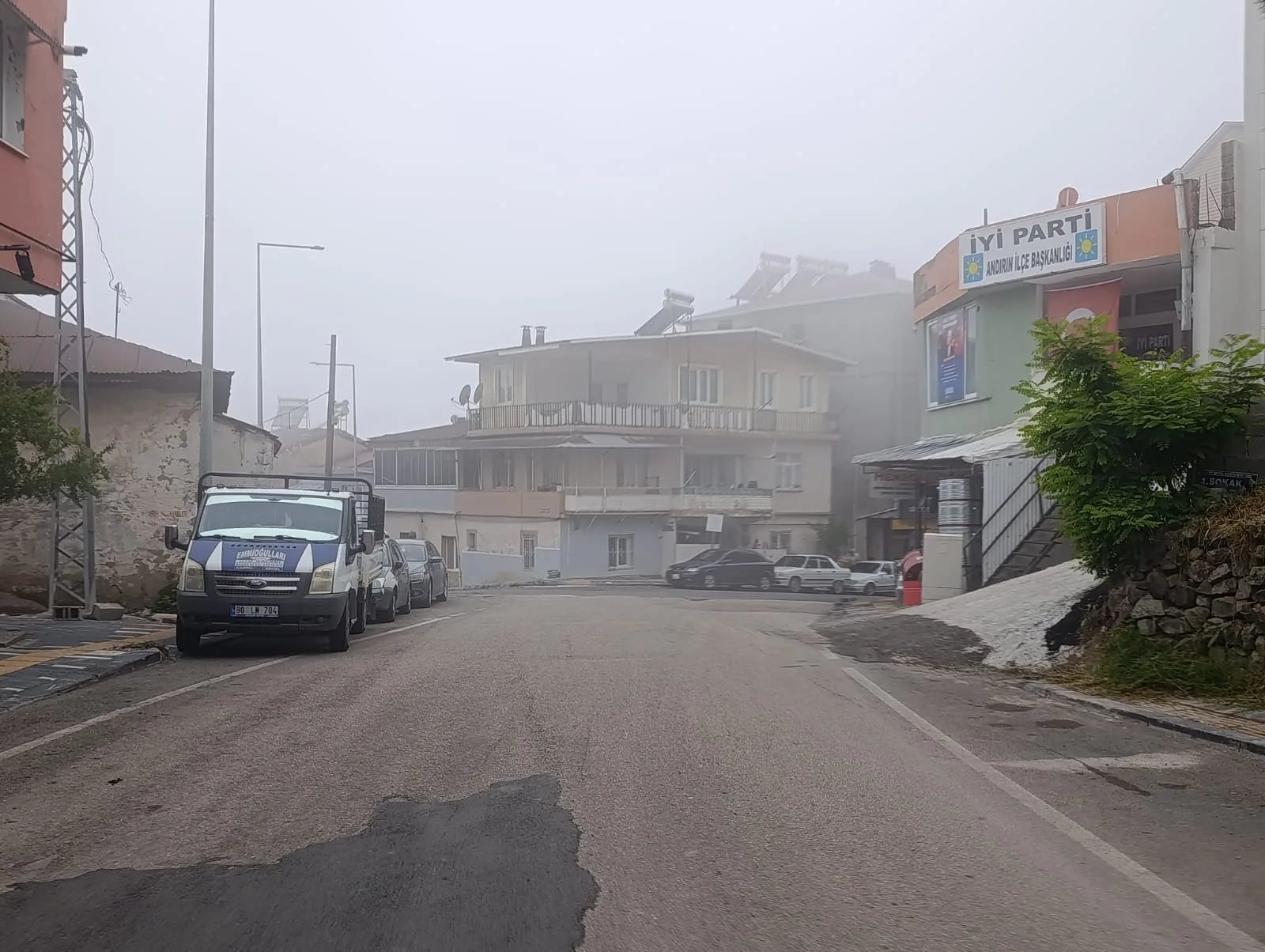 Andırın'da Sis ve "Zopur" İlçe Merkezini Esir Aldı!
