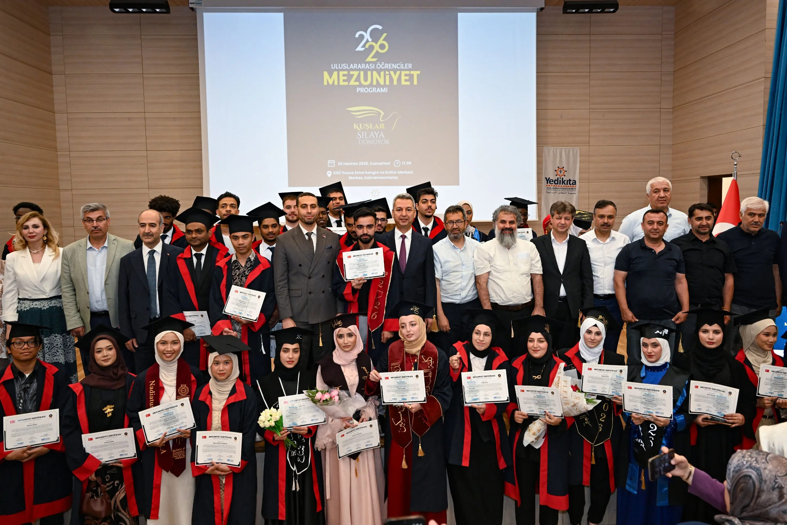KSÜ’de Uluslararası Mezuniyet Coşkusu!
