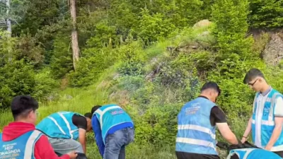 Kahramanmaraş’ın Andırın ilçesinde, 5 Haziran Dünya Çevre Günü kapsamında doğaya