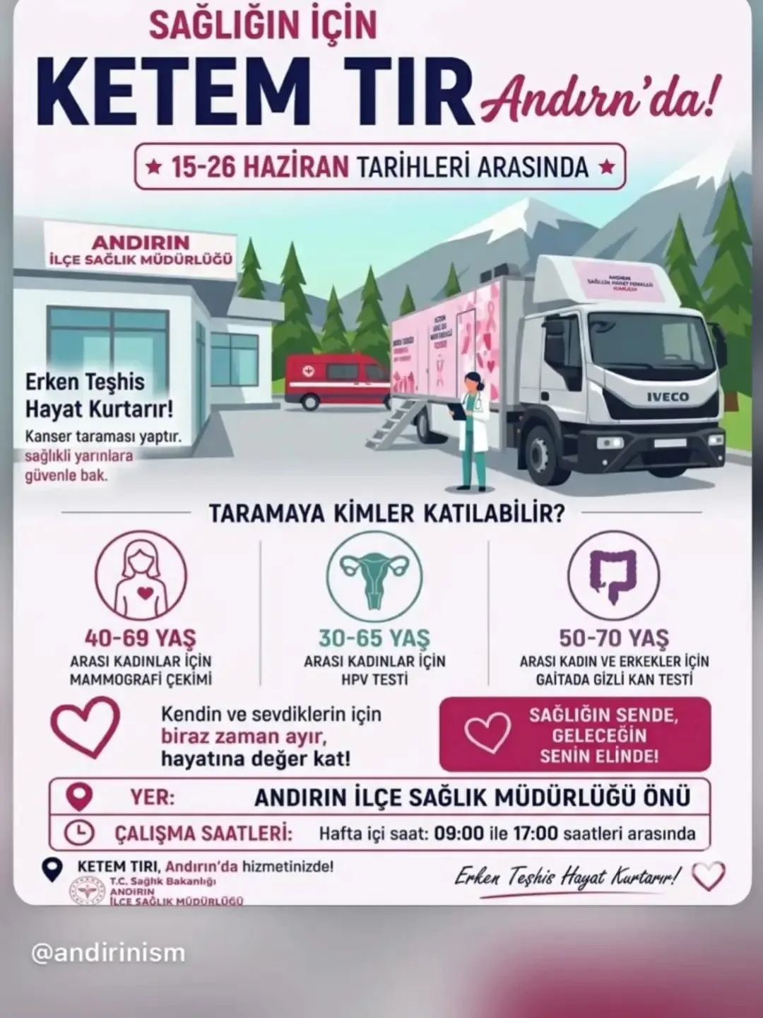 Mobil KETEM Tırı Andırın’da