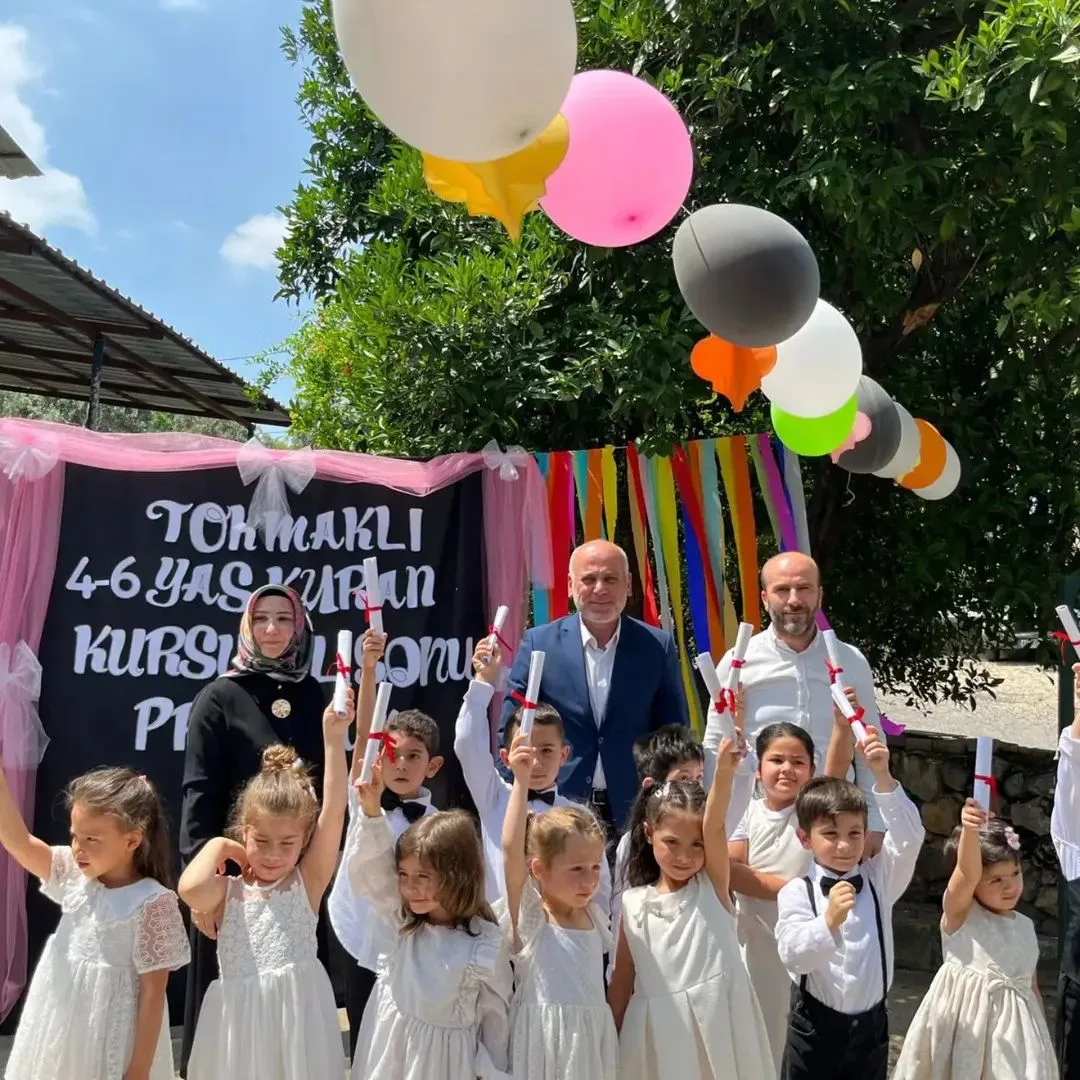 Tokmaklı 4-6 Yaş Kur'an Kursu'nda Yıl Sonu Coşkusu