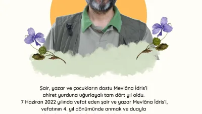 Çocuk edebiyatının usta kalemi, şair ve yazar Mevlâna Idris, vefatının