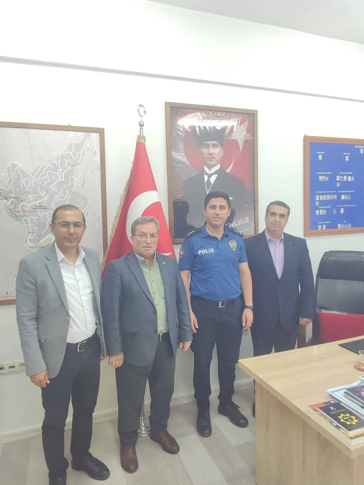 Andırınlılar Derneği’nden İlçe Emniyet Amiri Küçükduran’a Anlamlı Ziyaret