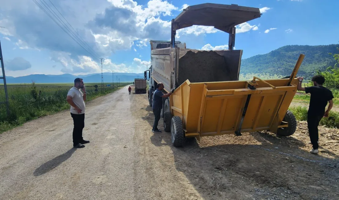 Kahramanmaraş Büyükşehir Belediyesi, il genelindeki yol yapım, bakım ve onarım