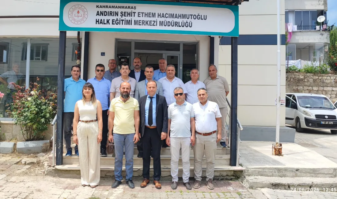 Andırın İlçesi Şehit Ethem Hacımahmutoğlu Halk Eğitimi Merkezi Müdürü Halil