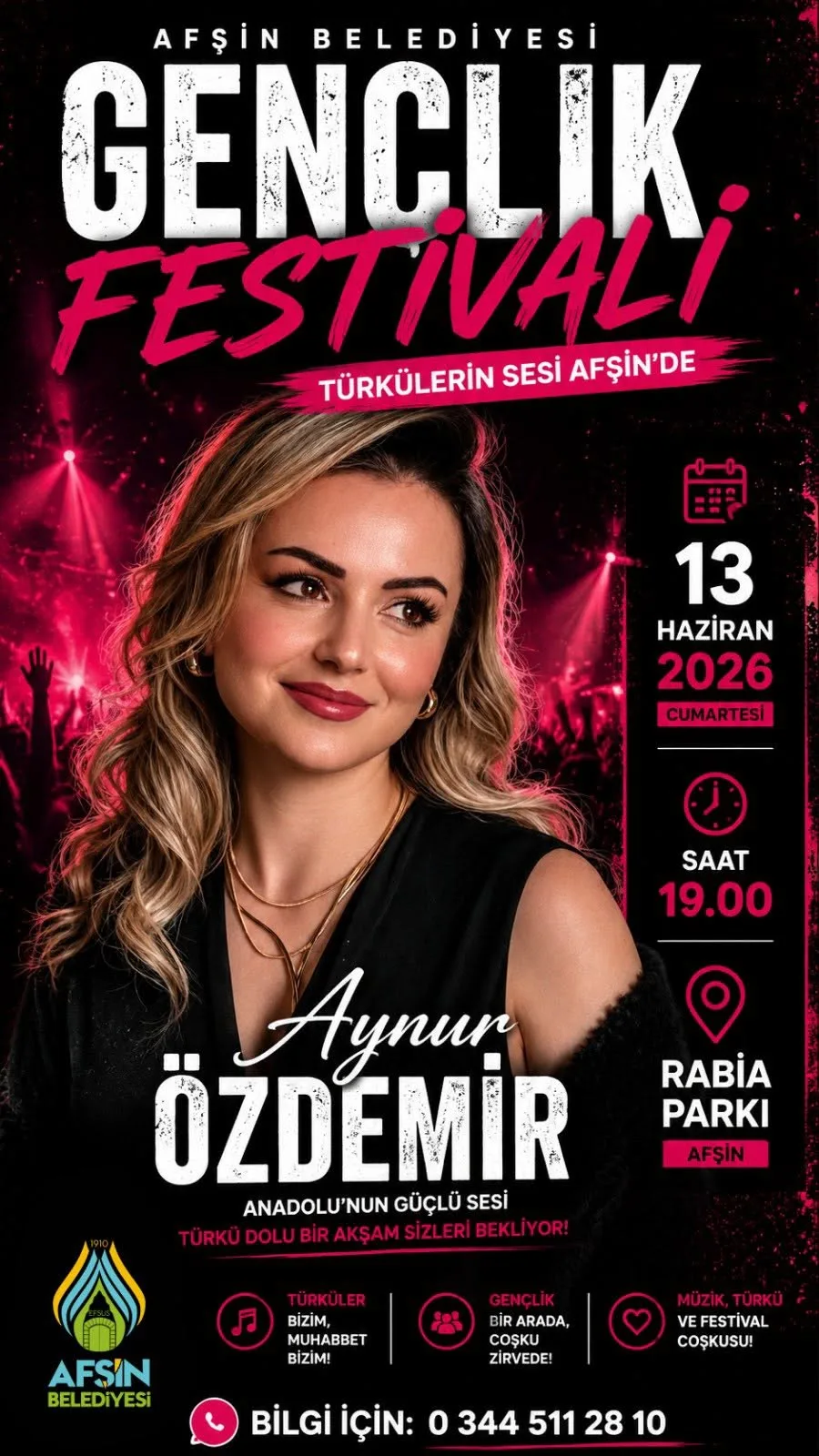 Afşin’de Yılın En Büyük Festivali Başlıyor! Yıldız Yağmuru ve Muhteşem Program Netleşti!