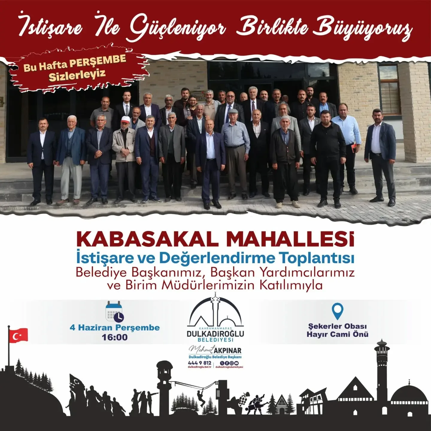 Başkan Akpınar Kabasakal’da Halkla Buluşuyor