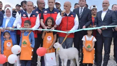 Kahramanmaraş’ın Afşin ilçesine bağlı Kangal Mahallesi’nde hayvancılığın çehresini değiştirecek "Mera