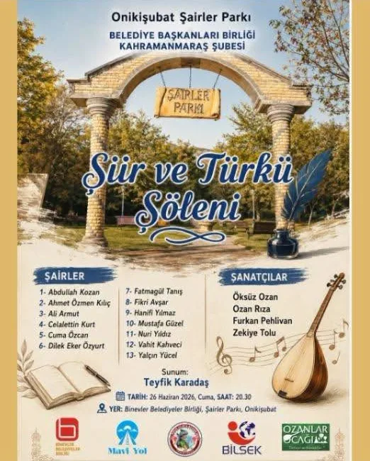 Kahramanmaraş, edebiyat ve sanatın birleştiği özel bir etkinliğe ev sahipliği