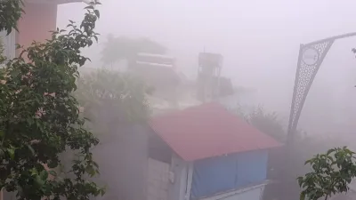  Kahramanmaraş'ın Andırın ilçesi bugün adeta Karadeniz Bölgesi'nin serin ve