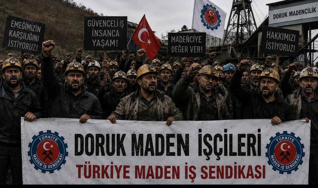 Eskişehir’de Doruk Madencilik’te sular durulmuyor. Şirketin verdiği sözlere rağmen maaş