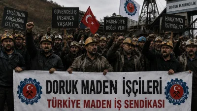 Eskişehir’de Doruk Madencilik’te sular durulmuyor. Şirketin verdiği sözlere rağmen maaş
