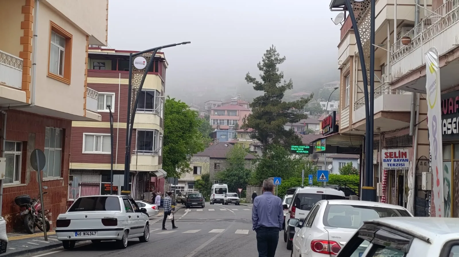 Andırın’da Sis ve Zopur Etkili Oluyor: Görüş Mesafesi Düştü!