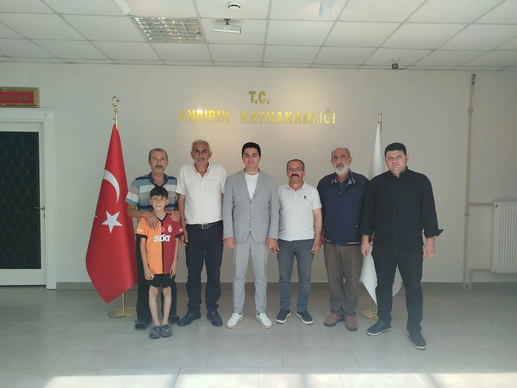 MHP Andırın Teşkilatından Tayini Çıkan Kaymakam Arslanşahin’e Veda Ziyareti