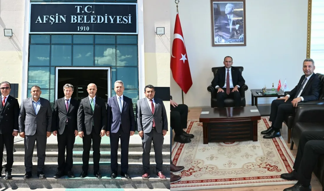 KSÜ Rektörü Prof. Dr. İbrahim Taner Okumuş, Afşin’e çıkarma yaptı.