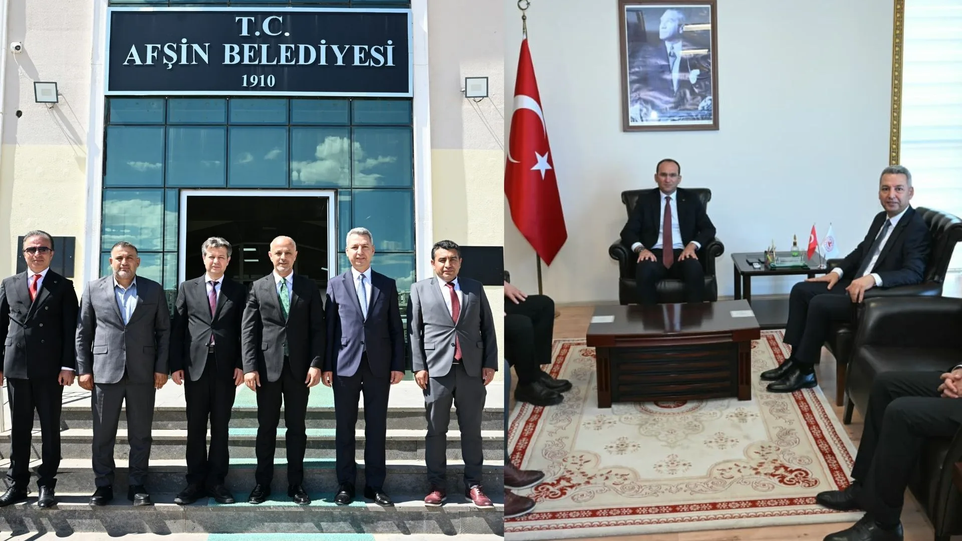 KSÜ Rektörü Prof. Dr. İbrahim Taner Okumuş, Afşin’e çıkarma yaptı.