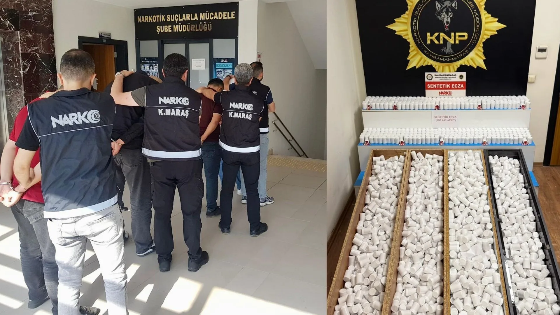 Kahramanmaraş’ta Dev Operasyon: Mobilyalardan 21 Milyon TL'lik Zehir Çıktı!