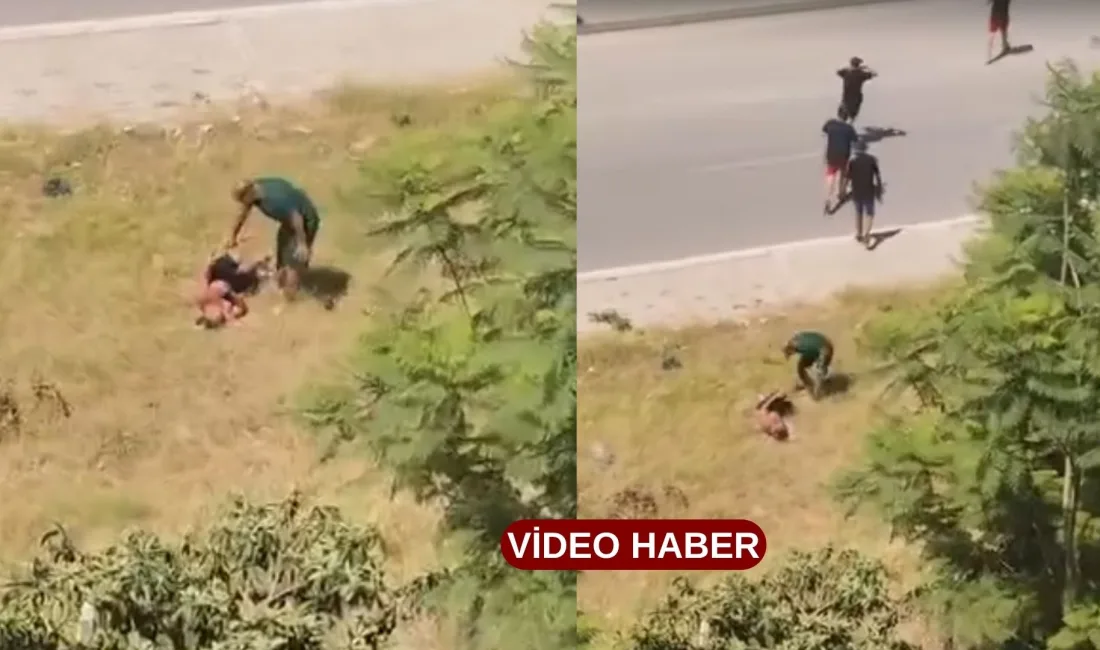 Bir baba, sulama kanalına giren çocuğunu kemerle dövdü. O anlar