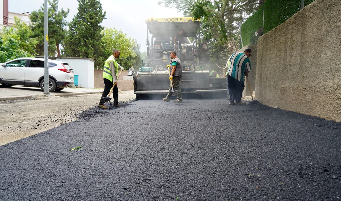 Kahramanmaraş Büyükşehir Belediyesi, asfalt programı kapsamında 29 Haziran – 5