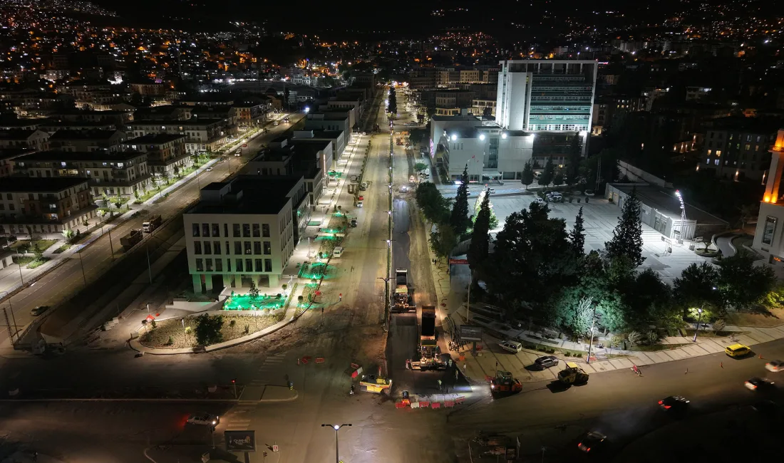 Azerbaycan Bulvarı’nda devam eden altyapı çalışmaları nedeniyle geçici trafik düzenlemeleri
