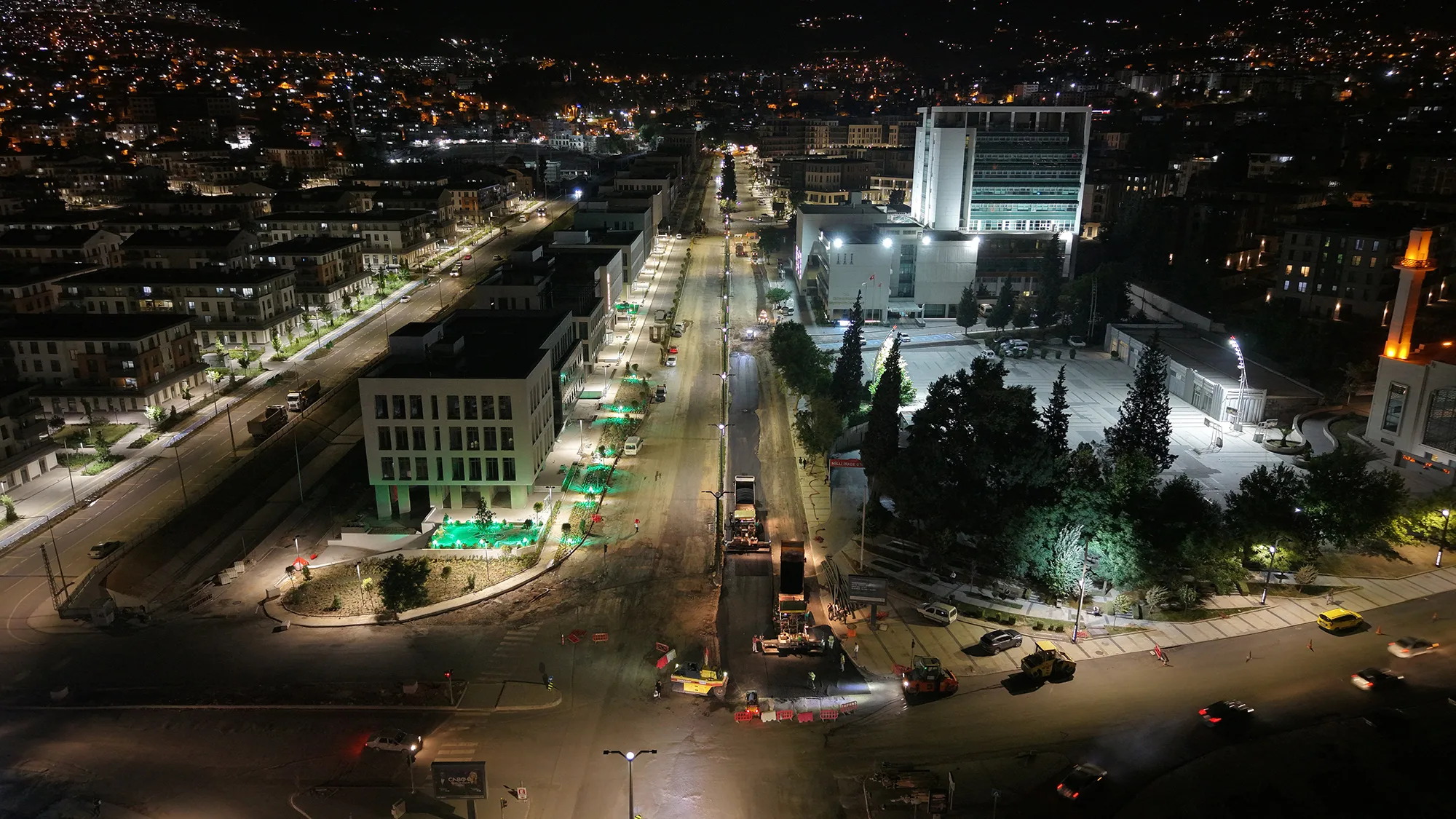 Azerbaycan Bulvarı’nda devam eden altyapı çalışmaları nedeniyle geçici trafik düzenlemeleri