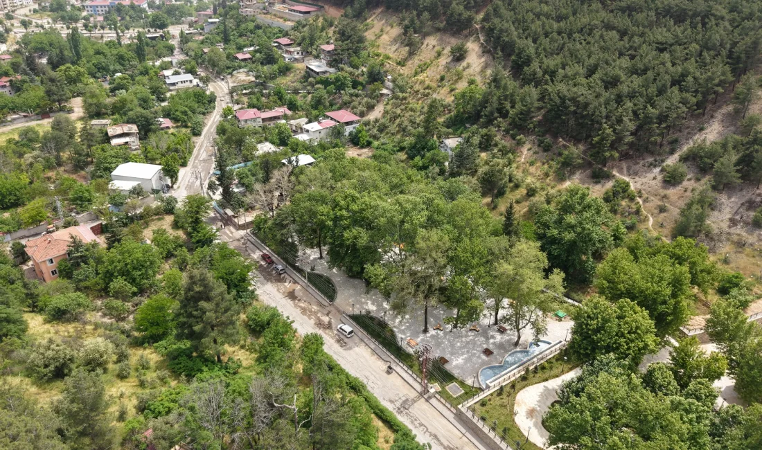 Kahramanmaraş Büyükşehir Belediyesi, Dulkadiroğlu Pınarbaşı’ndaki şehrin en eski mesire alanını