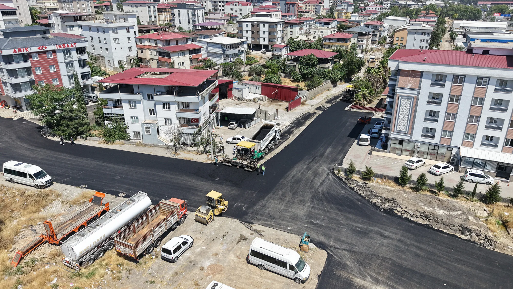 Dulkadiroğlu’nda Asfalt Mesaisi Kesintisiz Sürürüyor