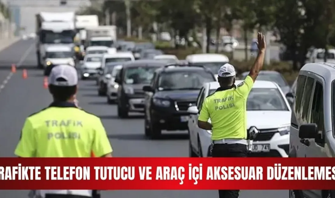 Trafik Kanunu Uygulama Yönetmeliğine yeni düzenlemeye göre dikiz aynasına asılan