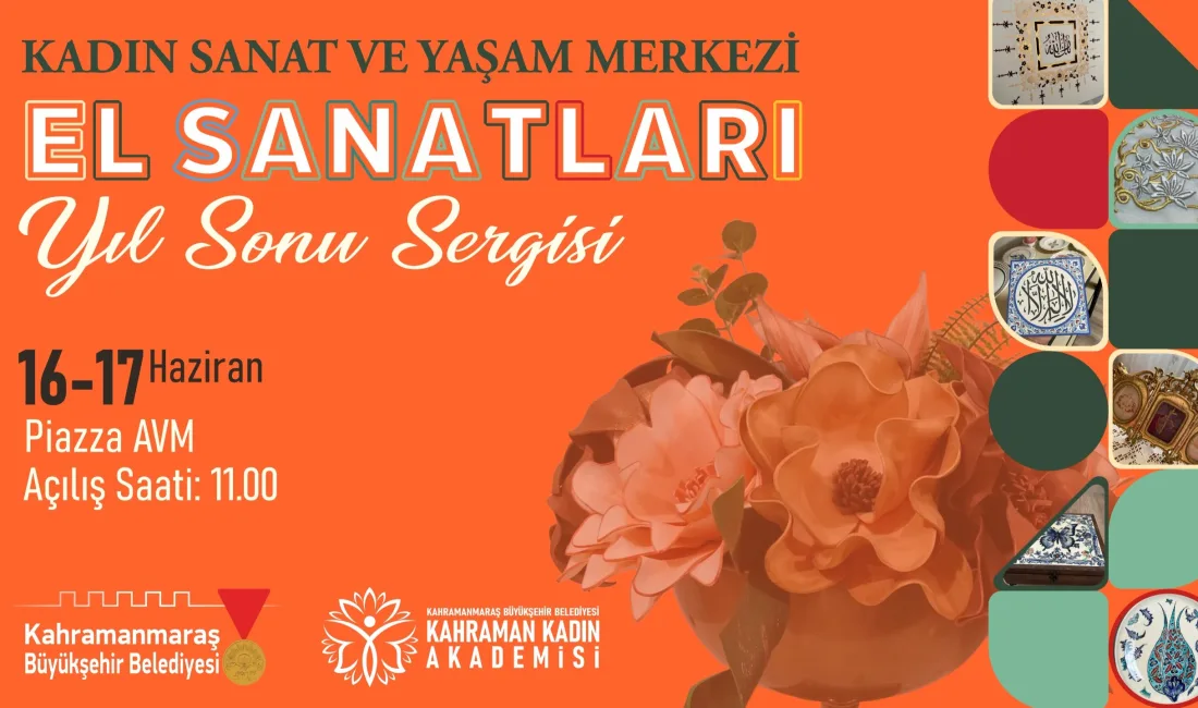 Büyükşehir Belediyesinin Kadın Sanat ve Yaşam Merkezlerinde yıl boyunca eğitim
