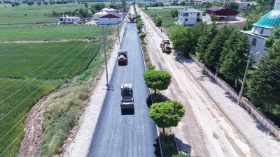 Kahramanmaraş Büyükşehir Belediyesi, Elbistan İğde Mahallesi’nde yaklaşık 1,5 kilometrelik ana